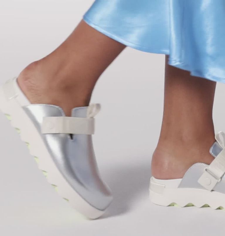 VIIBE� CLOG | 127 | 8.5, Color: Sea Salt, Luminous Lime