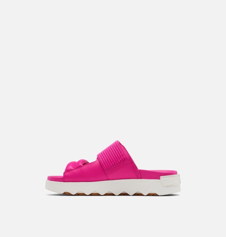 Women's Viibe Slide, Color: Fuchsia Fizz, Sea Salt, image 4