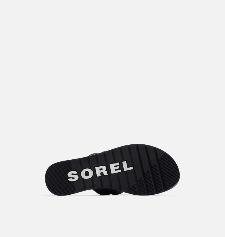 Women's Ella II Puff Slide, Color: Black, Sea Salt, image 6