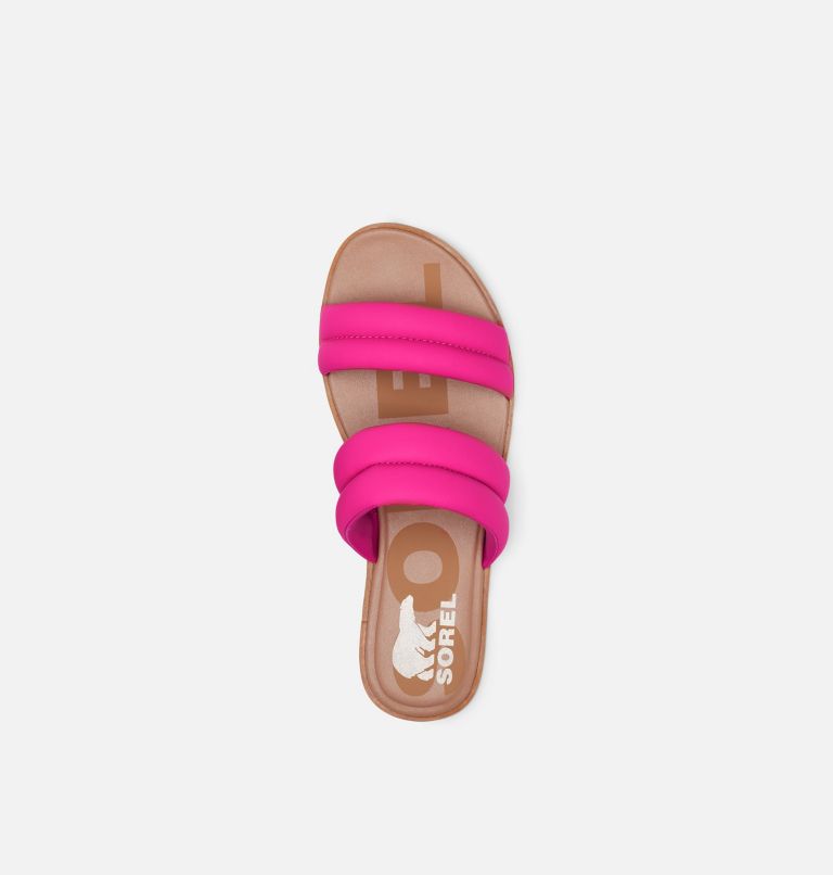 Thumbnail: Women's Ella II Puff Slide Sandal, Color: Fuchsia Fizz, Sea Salt, image 5