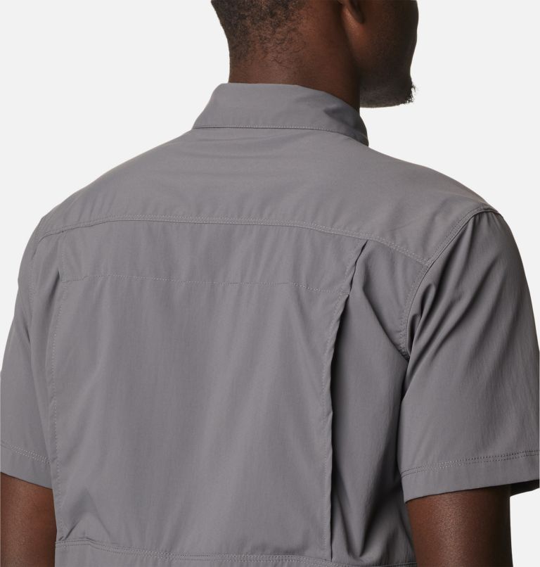 Men’s Newton Ridge II Short Sleeve Shirt, Color: City Grey, image 5