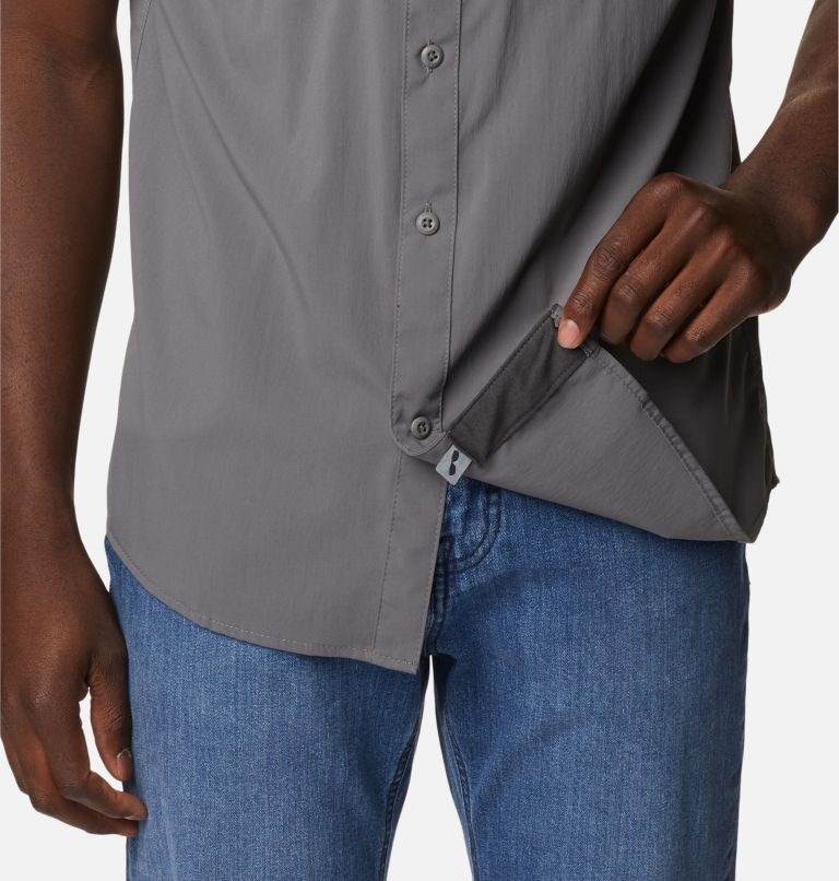 Thumbnail: Men’s Newton Ridge II Short Sleeve Shirt, Color: City Grey, image 6
