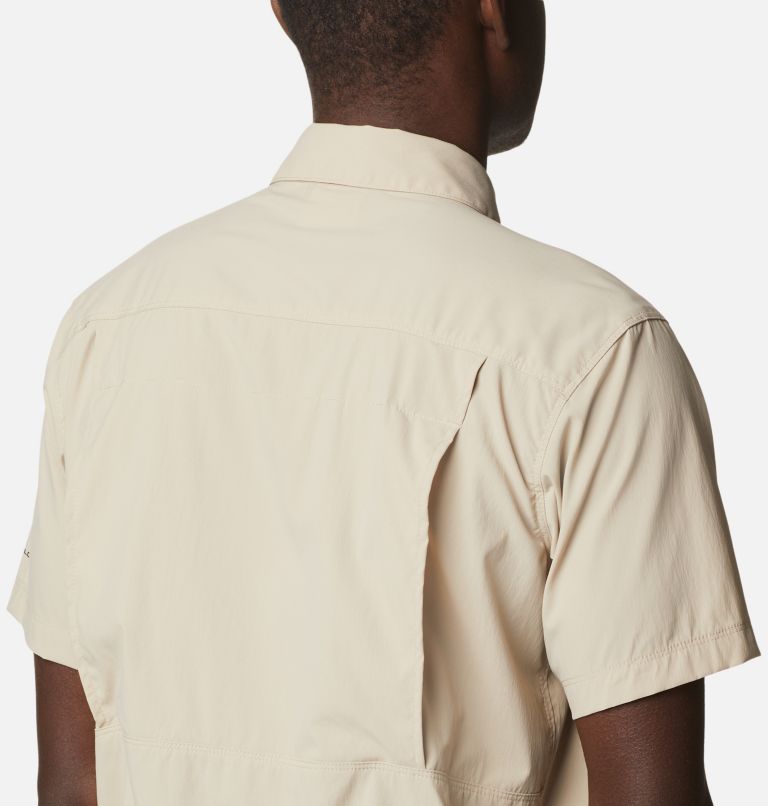 Men's Newton Ridge II Short Sleeve Shirt, Color: Ancient Fossil, image 5