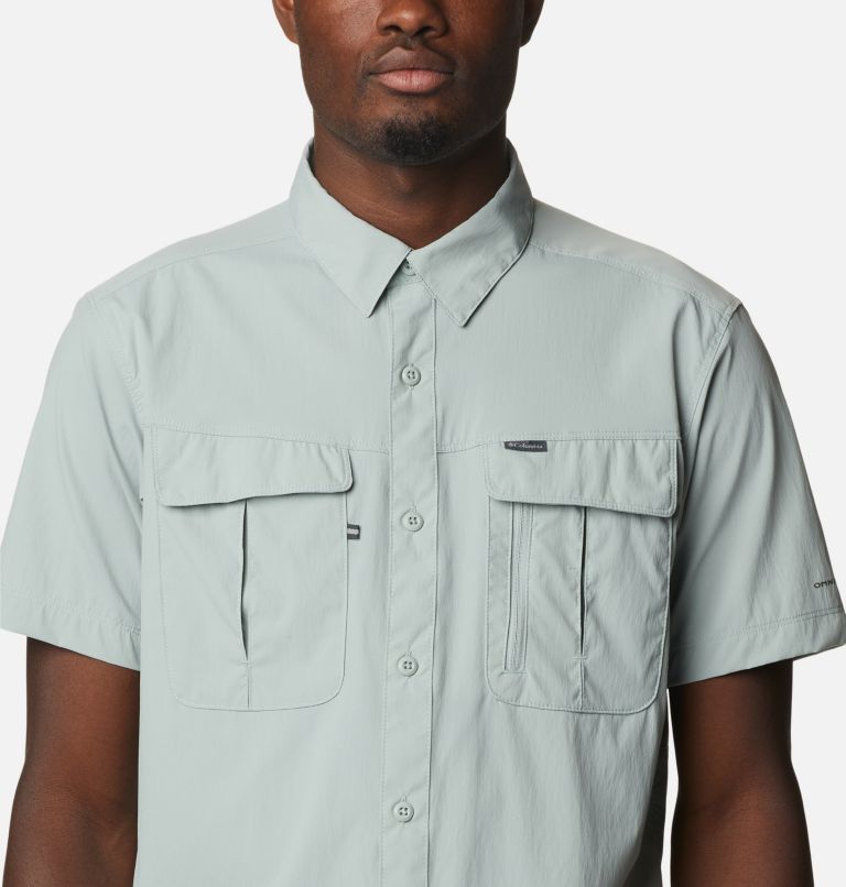 Thumbnail: Men's Newton Ridge II Short Sleeve Shirt, Color: Niagara, image 4