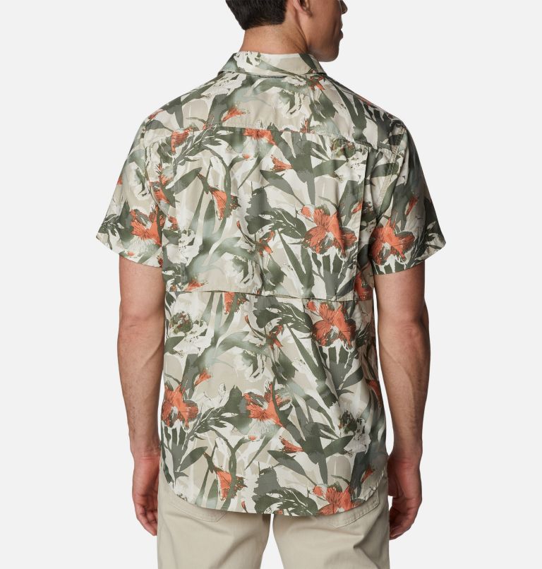 Thumbnail: Men's Silver Ridge Utility Lite Novelty Short Sleeve Shirt, Color: Ancient Fossil Floriculture, image 2