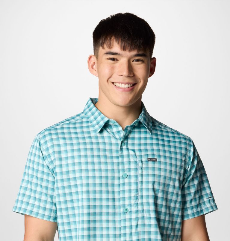 Chemise originale à manches courtes Silver Ridge Utility Lite Homme, Color: Ripple Blue Pulaski Plaid, image 5