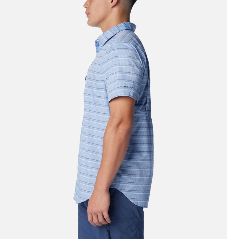 Chemise originale à manches courtes Silver Ridge Utility Lite Homme, Color: Skyler Chambray Stripe, image 3