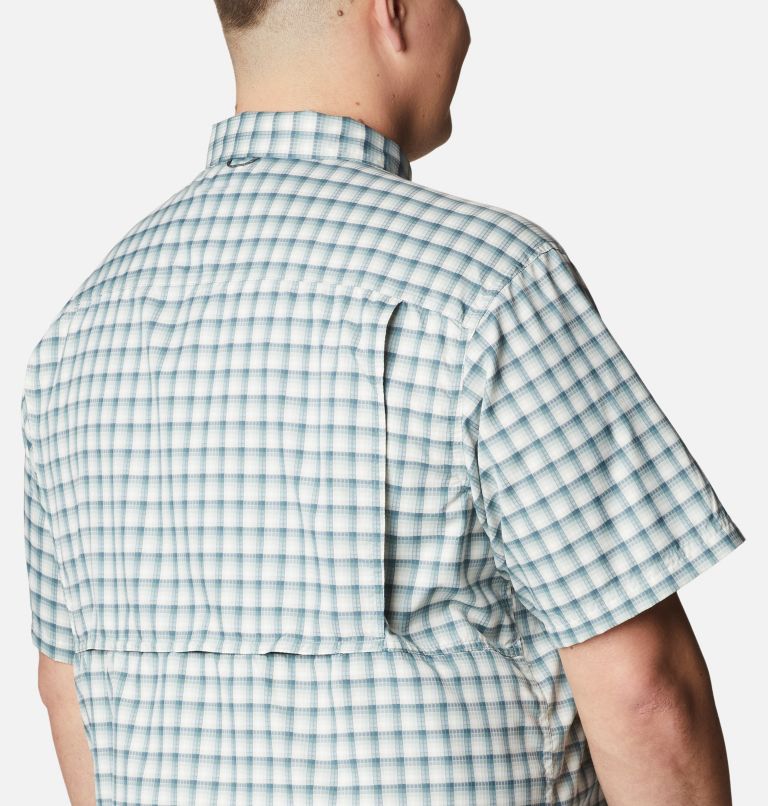 Men's Silver Ridge Utility Lite Novelty Short Sleeve Shirt - Extended size, Color: Niagara Pulaski Plaid, image 5