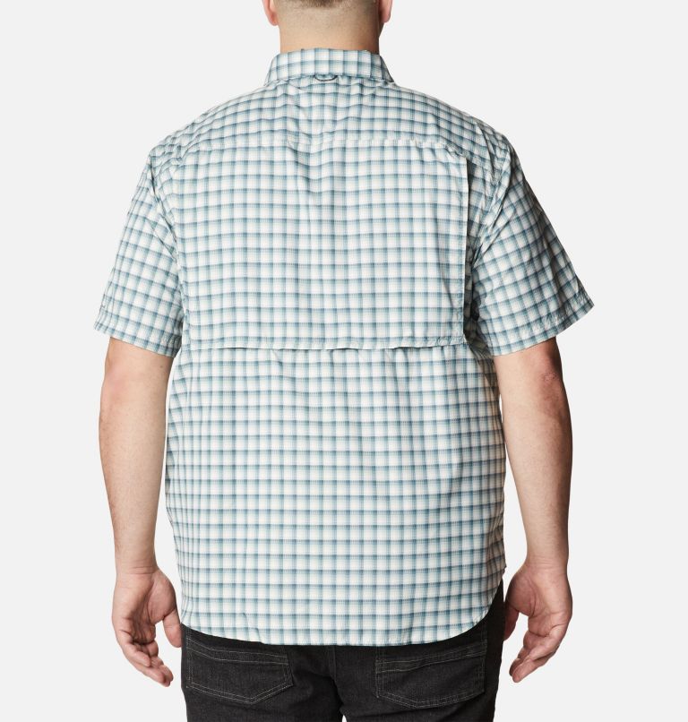 Men's Silver Ridge Utility Lite Novelty Short Sleeve Shirt - Extended size, Color: Niagara Pulaski Plaid, image 2
