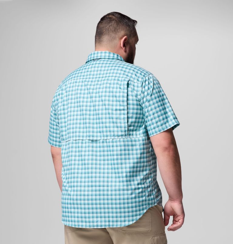 Men's Silver Ridge Utility Lite Novelty Short Sleeve Shirt - Big, Color: Ripple Blue Pulaski Plaid, image 3