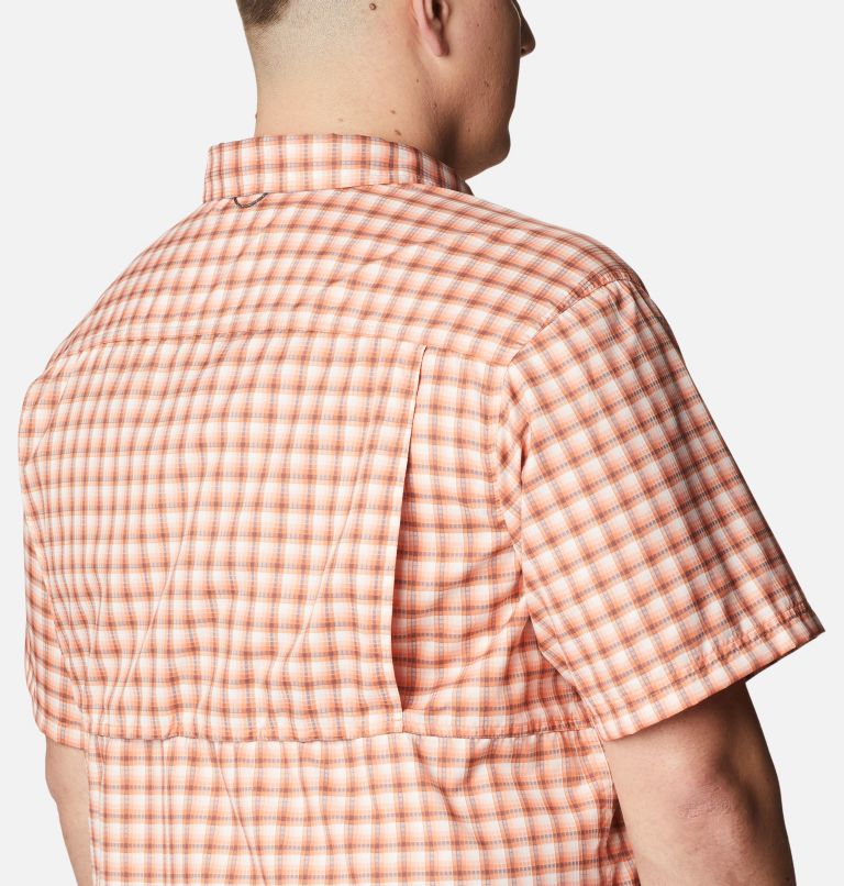 Men's Silver Ridge Utility Lite Novelty Short Sleeve Shirt - Extended size, Color: Desert Orange Pulaski Plaid, image 5