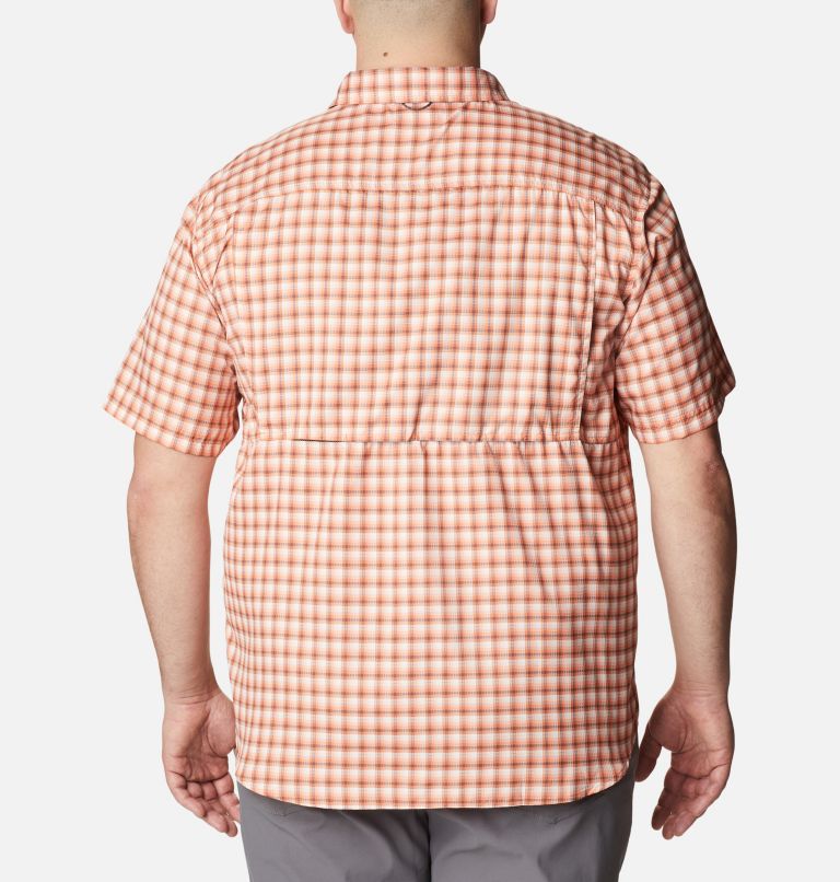 Men's Silver Ridge Utility Lite Novelty Short Sleeve Shirt - Extended size, Color: Desert Orange Pulaski Plaid, image 2