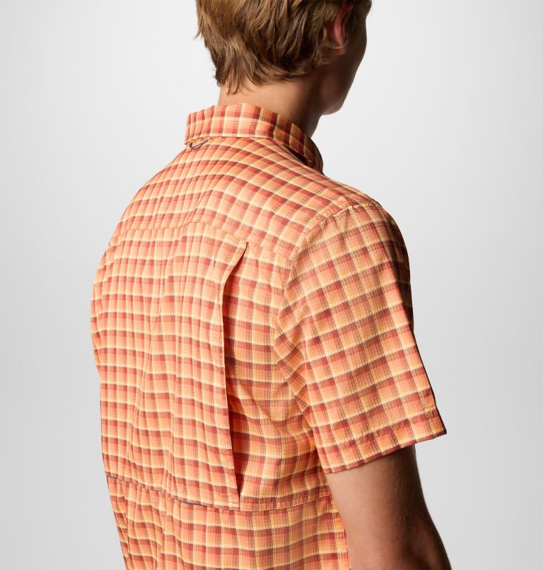 Men's Silver Ridge Utility Lite Novelty Short Sleeve Shirt - Tall, Color: Tuscan Pulaski Plaid, image 6