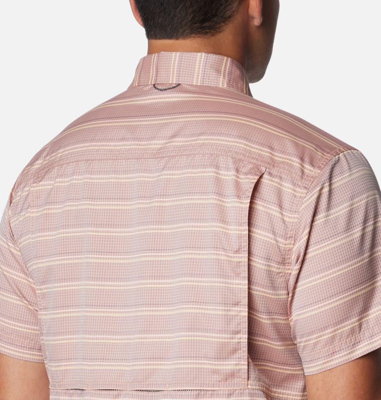 Camisa de manga corta Silver Ridge Utility para hombre, Color: Auburn Chambray Stripe, image 5