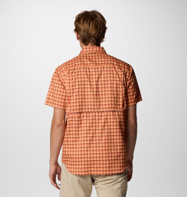 Men's Silver Ridge Utility Short Sleeve Shirt, Color: Tuscan Pulaski Plaid, image 2