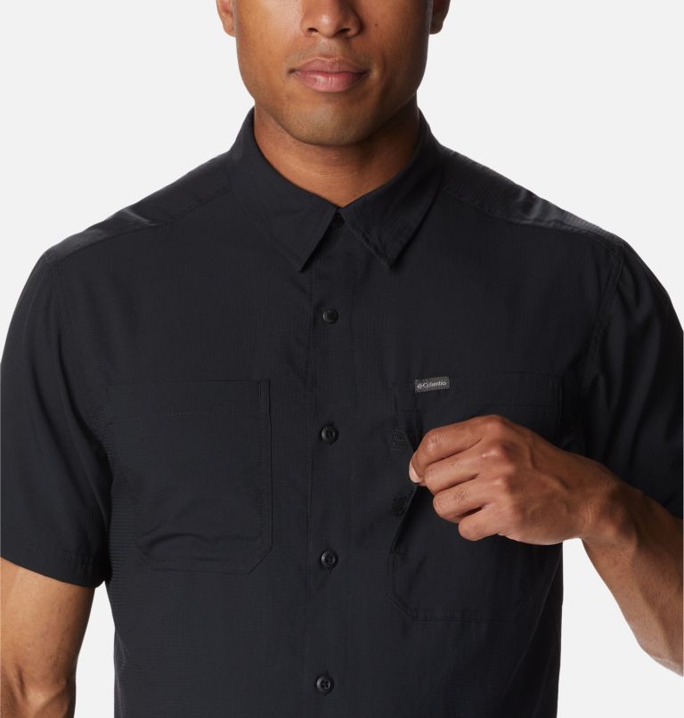 Columbia Silver Ridge Men's Utility Lite Short Sleeve Shirt, Black / L