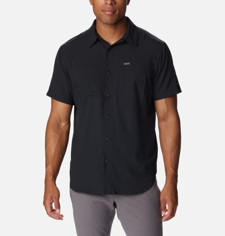 Columbia Silver Ridge Men's Utility Lite Short Sleeve Shirt, Black / M