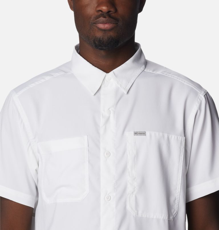 Thumbnail: Men's Silver Ridge Utility Lite Short Sleeve Shirt – Tall, Color: White, image 4