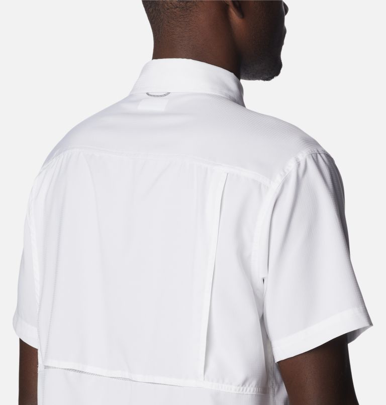 Thumbnail: Men's Silver Ridge UtilityLite Short Sleeve Shirt, Color: White, image 5