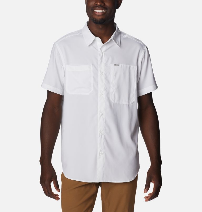 Thumbnail: Men's Silver Ridge UtilityLite Short Sleeve Shirt, Color: White, image 1