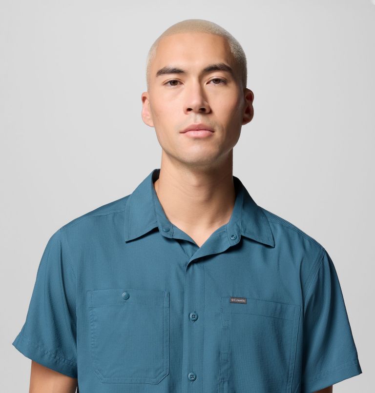 Men's Silver Ridge Utility Lite Short Sleeve Shirt, Color: Everblue, image 5