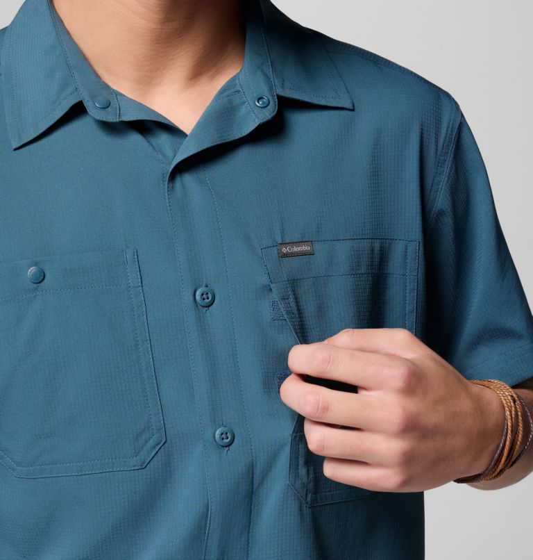 Men's Silver Ridge Utility Lite Short Sleeve Shirt, Color: Everblue, image 6