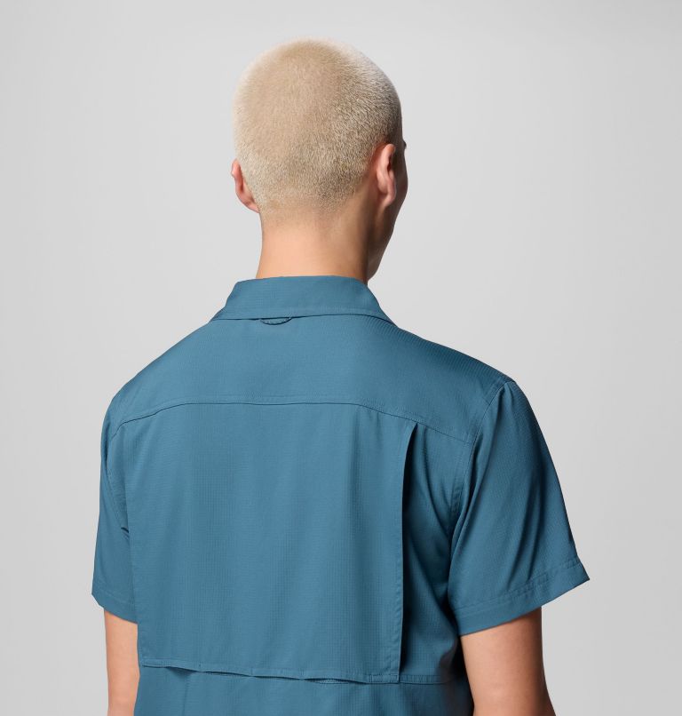 Men's Silver Ridge Utility Lite Short Sleeve Shirt, Color: Everblue, image 7