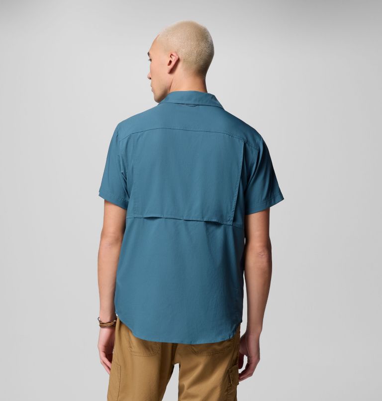 Men's Silver Ridge Utility Lite Short Sleeve Shirt, Color: Everblue, image 3