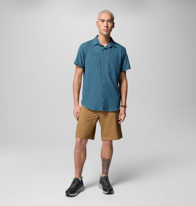 Men's Silver Ridge Utility Lite Short Sleeve Shirt, Color: Everblue, image 2