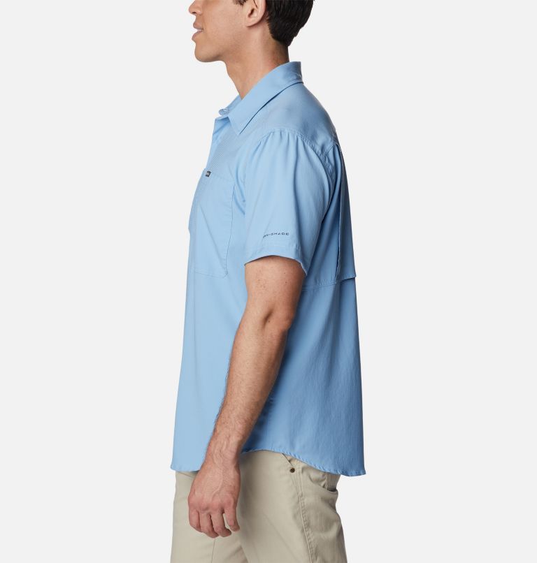Thumbnail: Men's Silver Ridge Utility Lite Short Sleeve Shirt – Tall, Color: Jet Stream, image 3