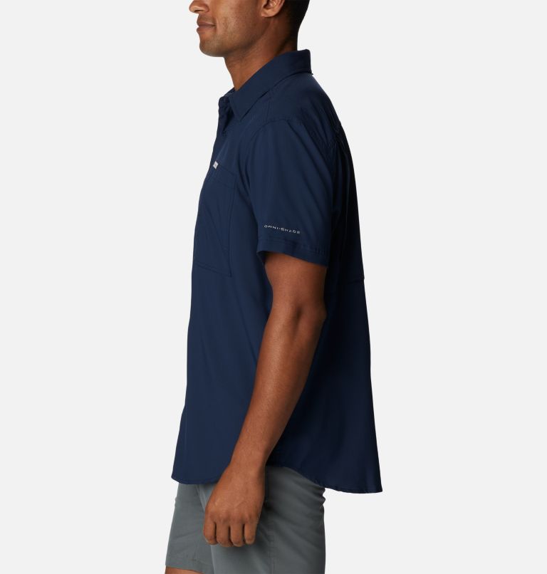Men's Silver Ridge Utility Lite Short Sleeve Shirt – Tall, Color: Collegiate Navy, image 3