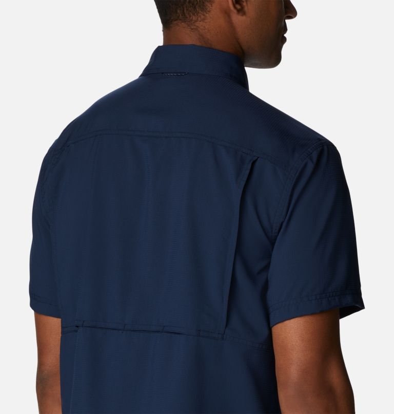 Thumbnail: Men's Silver Ridge Utility Lite Short Sleeve Shirt – Tall, Color: Collegiate Navy, image 5