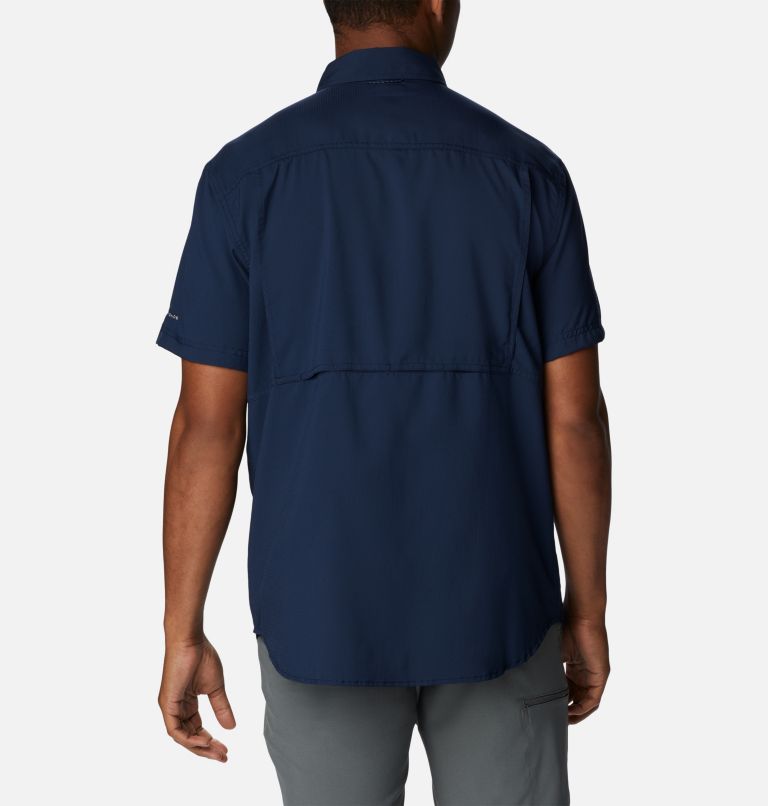 Thumbnail: Men's Silver Ridge Utility Lite Short Sleeve Shirt – Tall, Color: Collegiate Navy, image 2