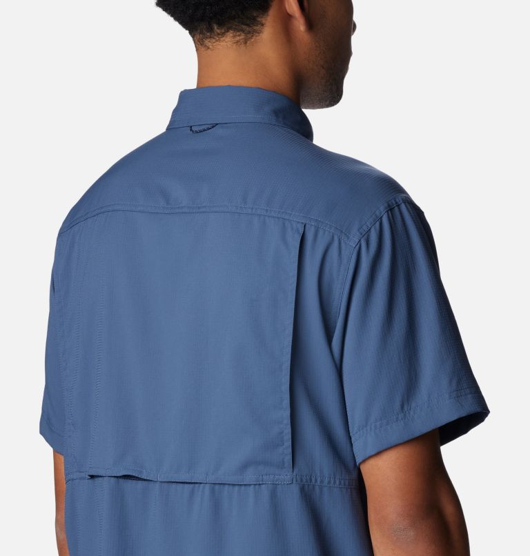 Men's Silver Ridge Utility Lite Short Sleeve Shirt, Color: Dark Mountain, image 5