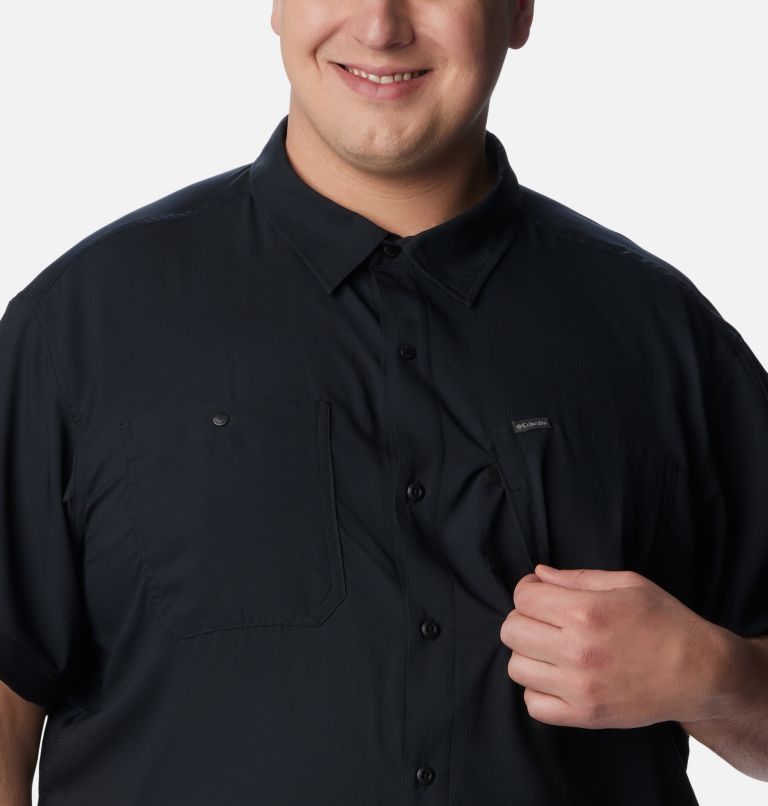 Men's Silver Ridge Utility Lite Short Sleeve Shirt – Big, Color: Black, image 4