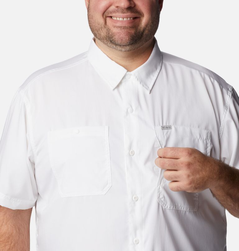 Men's Silver Ridge Utility Lite Short Sleeve Shirt - Extended size, Color: White, image 4