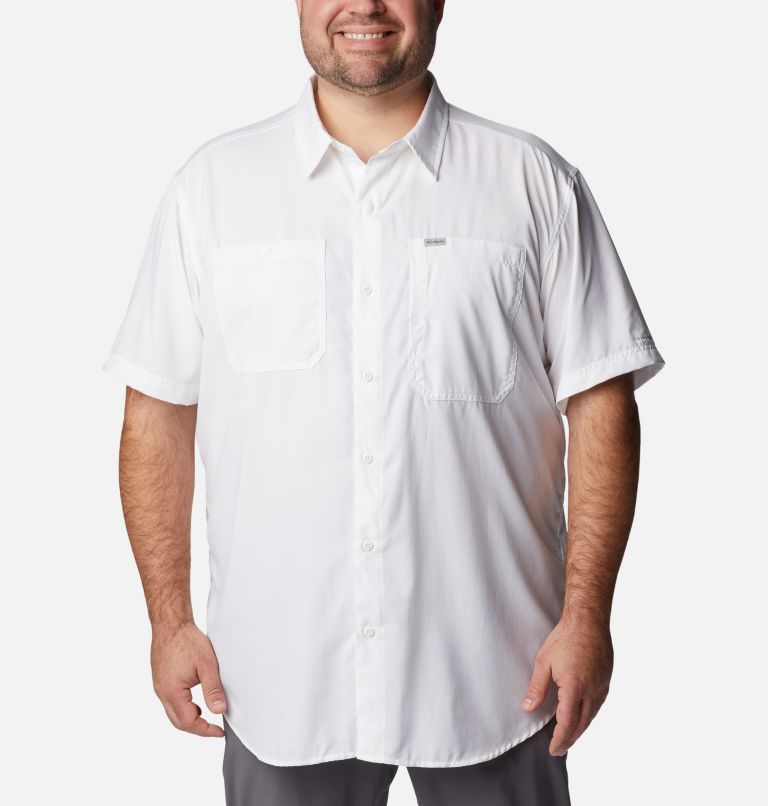 Thumbnail: Men's Silver Ridge Utility Lite Short Sleeve Shirt - Extended size, Color: White, image 1