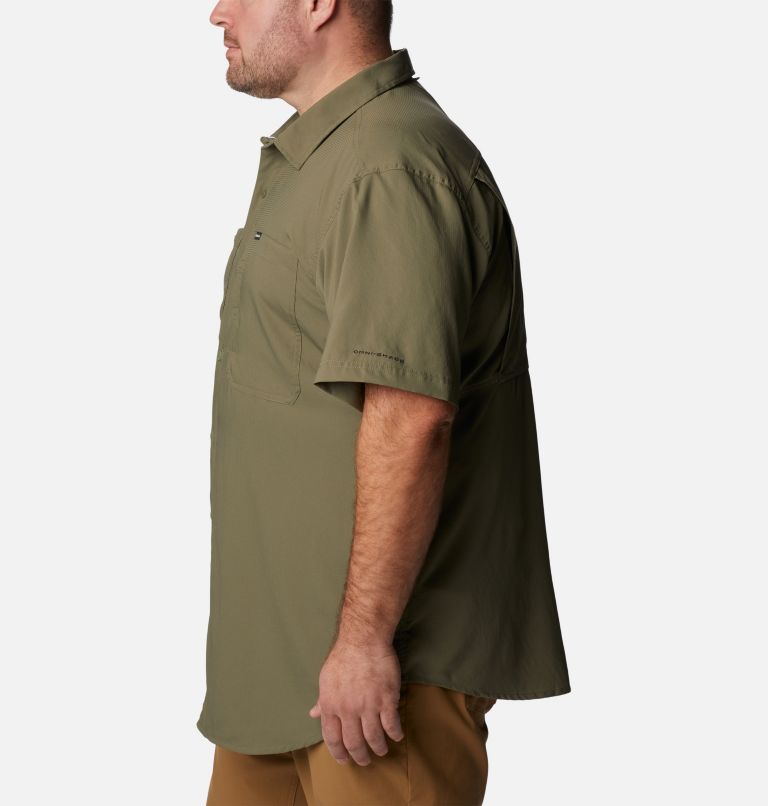 Men's Silver Ridge Utility Lite Short Sleeve Shirt - Extended size, Color: Stone Green, image 3