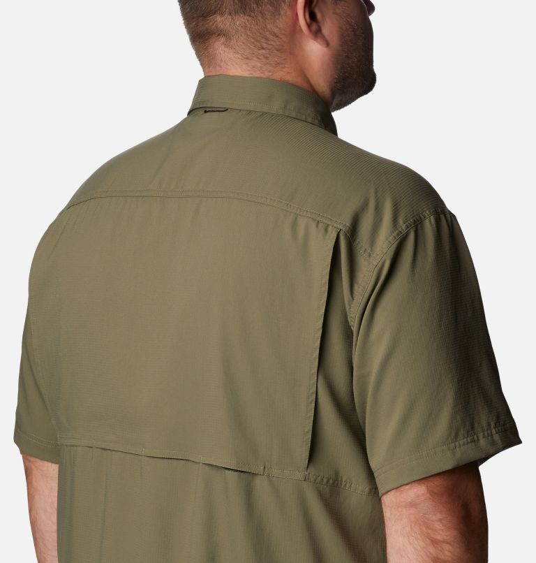 Men's Silver Ridge Utility Lite Short Sleeve Shirt - Extended size, Color: Stone Green, image 5