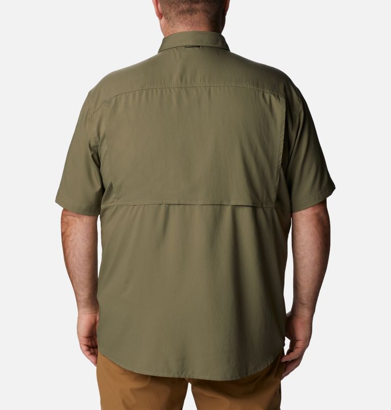 Men's Silver Ridge Utility Lite Short Sleeve Shirt - Extended size, Color: Stone Green, image 2