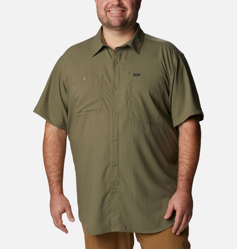 Men's Silver Ridge Utility Lite Short Sleeve Shirt – Big, Color: Stone Green, image 1