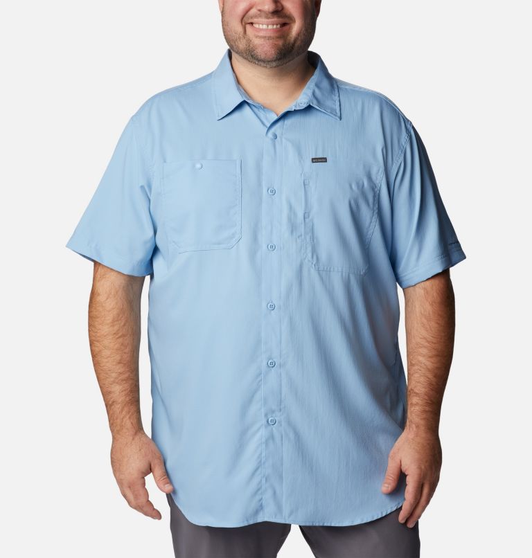 Men's Silver Ridge Utility Lite Short Sleeve Shirt – Big, Color: Jet Stream, image 1
