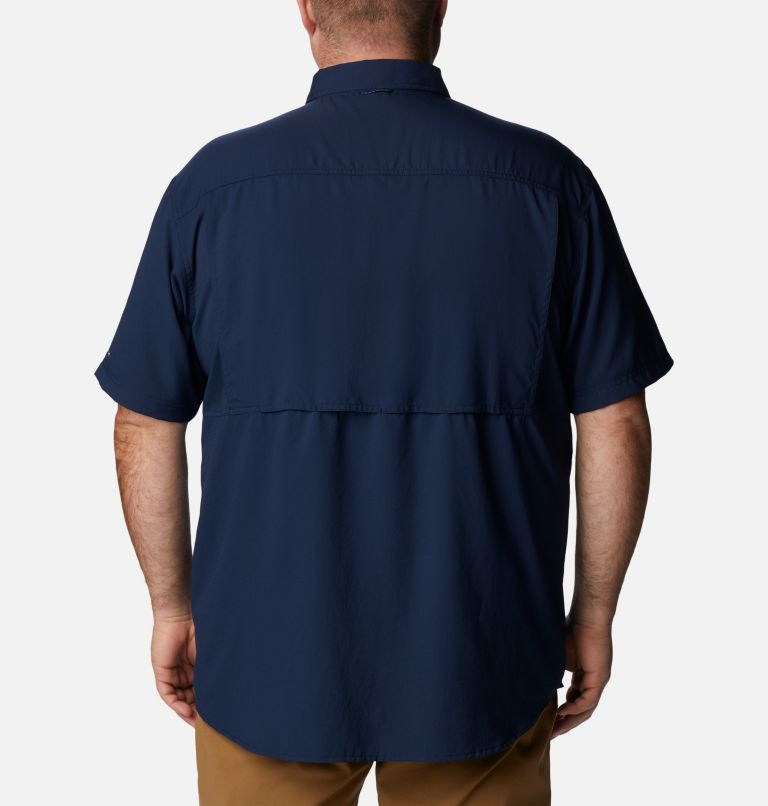 Thumbnail: Men's Silver Ridge Utility Lite Short Sleeve Shirt - Extended size, Color: Collegiate Navy, image 2