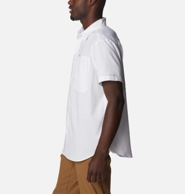 Men's Silver Ridge Utility Lite Short Sleeve Shirt, Color: White, image 31