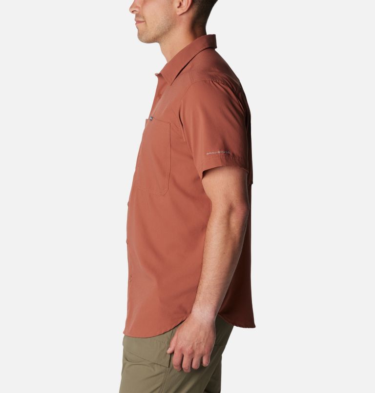 Men's Silver Ridge Utility Lite Short Sleeve Shirt, Color: Auburn, image 3