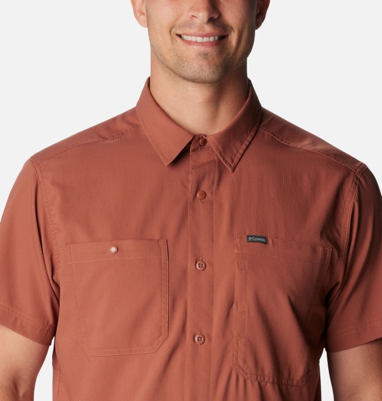 Men's Silver Ridge Utility Lite Short Sleeve Shirt, Color: Auburn, image 4
