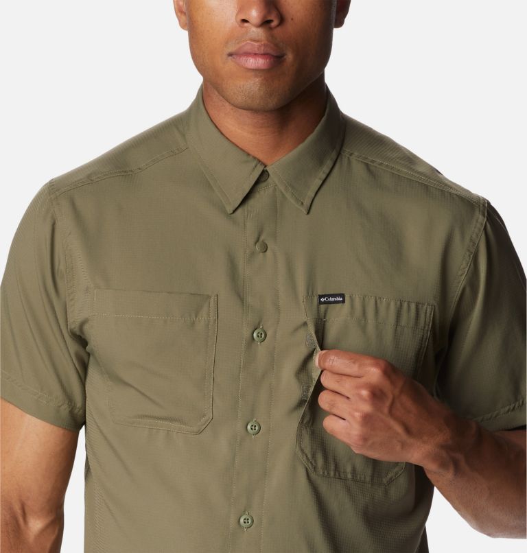 Men's Silver Ridge Utility Lite Short Sleeve Shirt, Color: Stone Green, image 6