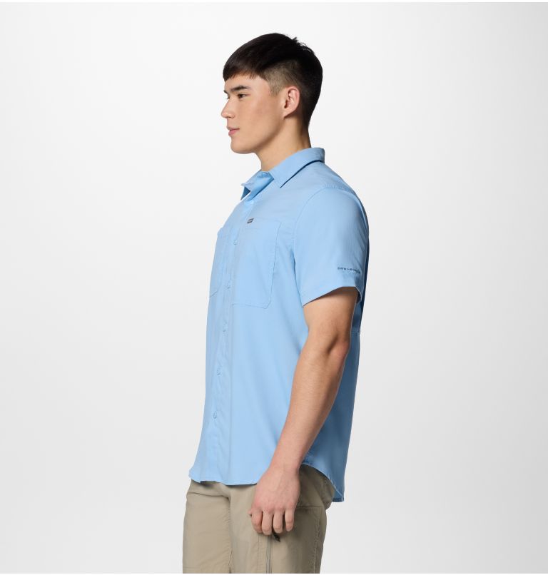 Camisa de manga corta Silver Ridge Utility Lite para hombre, Color: Ripple Blue, image 3