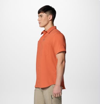 Men's Silver Ridge Utility Lite Short Sleeve Shirt, Color: Tuscan, image 3