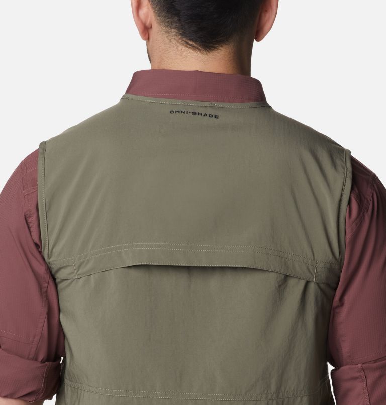 Thumbnail: Men's Silver Ridge Utility Vest, Color: Stone Green, image 6